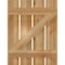 Ekena Millwork Spaced Board-n-Batten Shutters w/Z-Bar, Rough Sawn Western Red Cedar, 23W x 30H, PR RBS06Z23X030RWR - alternate 2